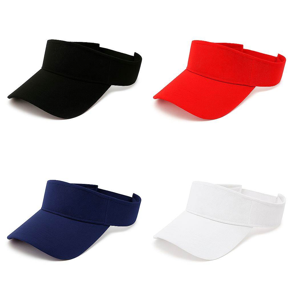 Viseras deportivas en colores variados para activaciones de marca