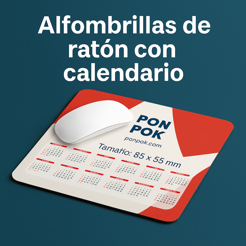 Pad mouse con  Calendario personalizado