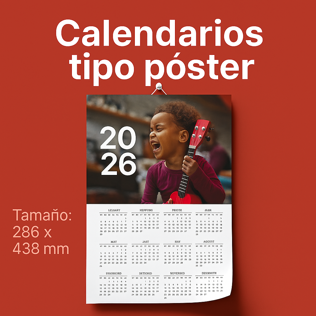 Calendario de pared 2026<br />
