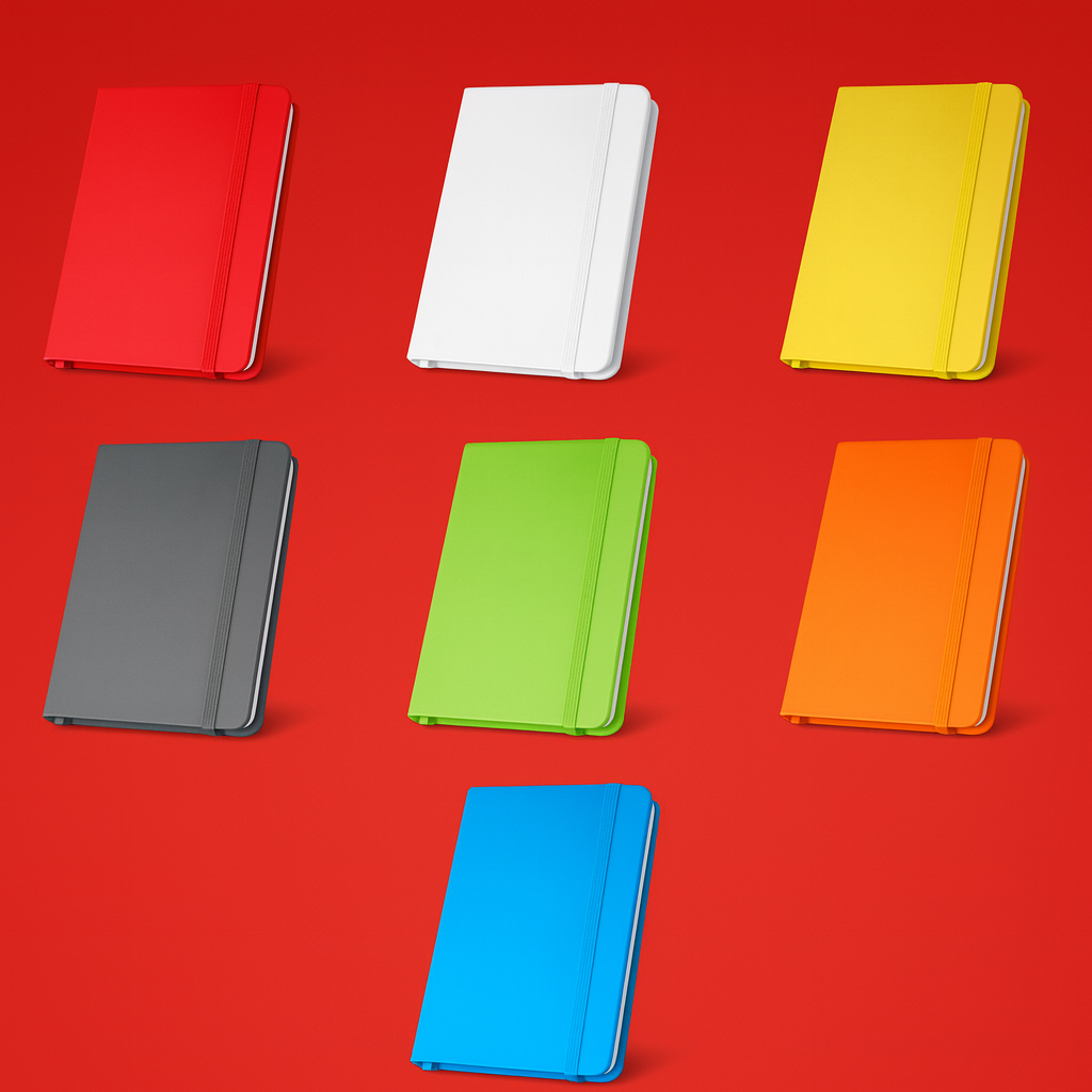 COLECCIÓN DE CUADERNOS A5 CON TAPA DURA PU