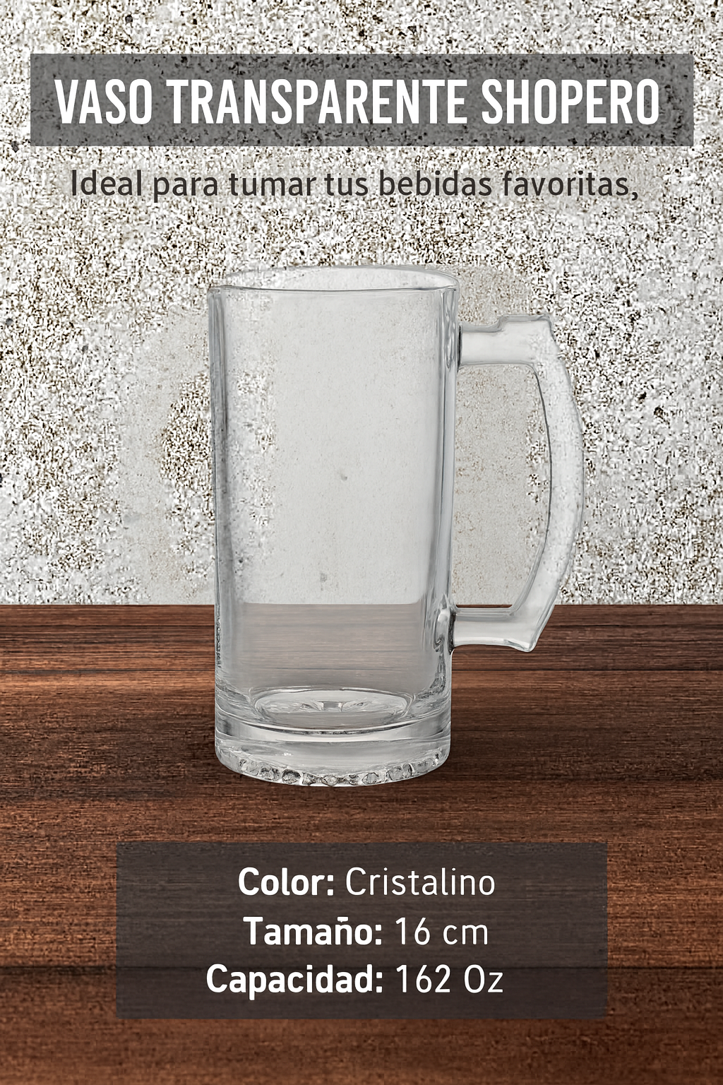 vaso shopero transparente<br />
