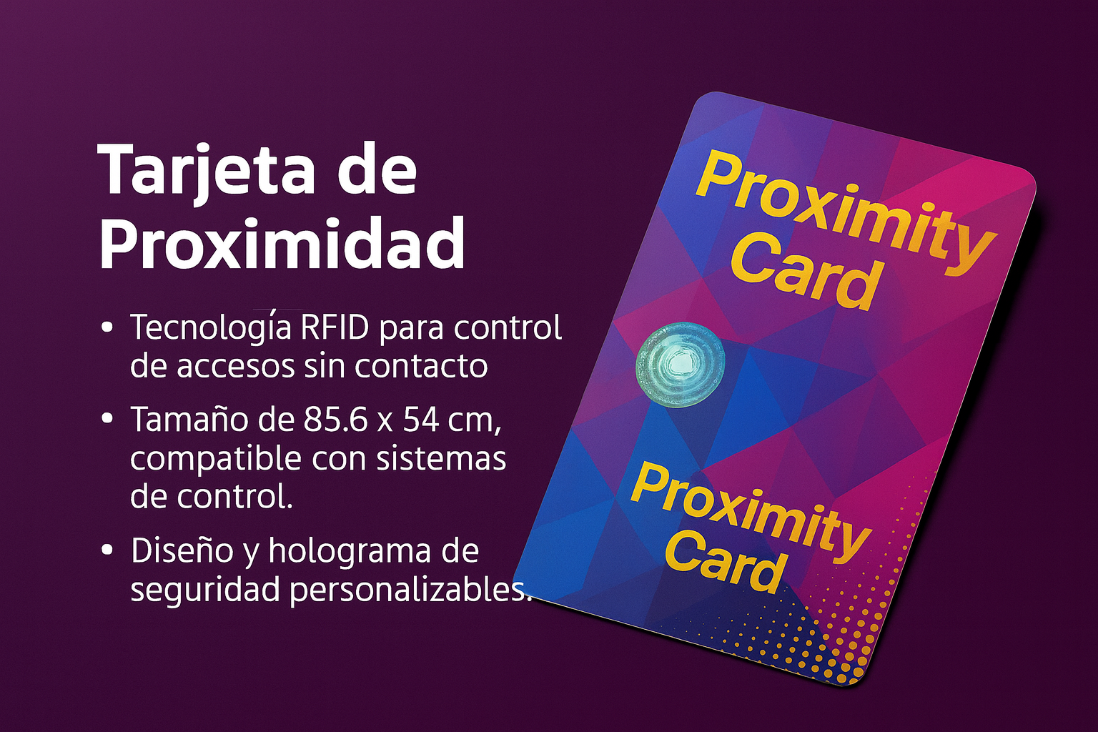 Tarjeta PVC de Proximidad