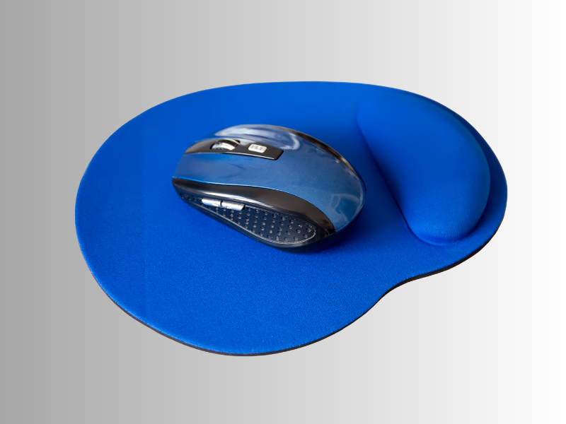 "Mouse pad ergonómico con soporte de esponja para muñeca de 20x24.8 cm personalizado"