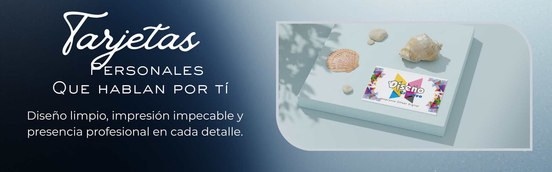 Diseño limpio, impresión impecable y presencia profesional en cada detalle. Tarjetas personales que hablan por ti</p>
<p>
