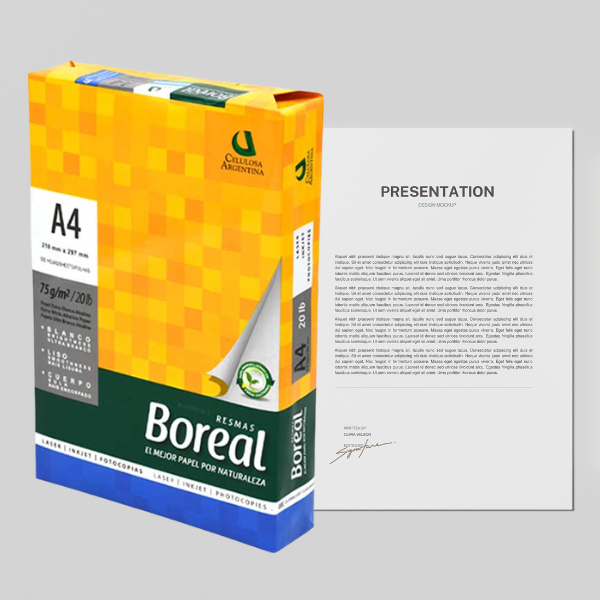 Papel Bond A4 Boreal