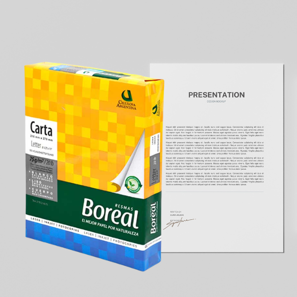 Papel Bond Carta Boreal